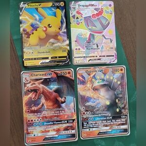 6 POKEMON JUMBO CARD SET.